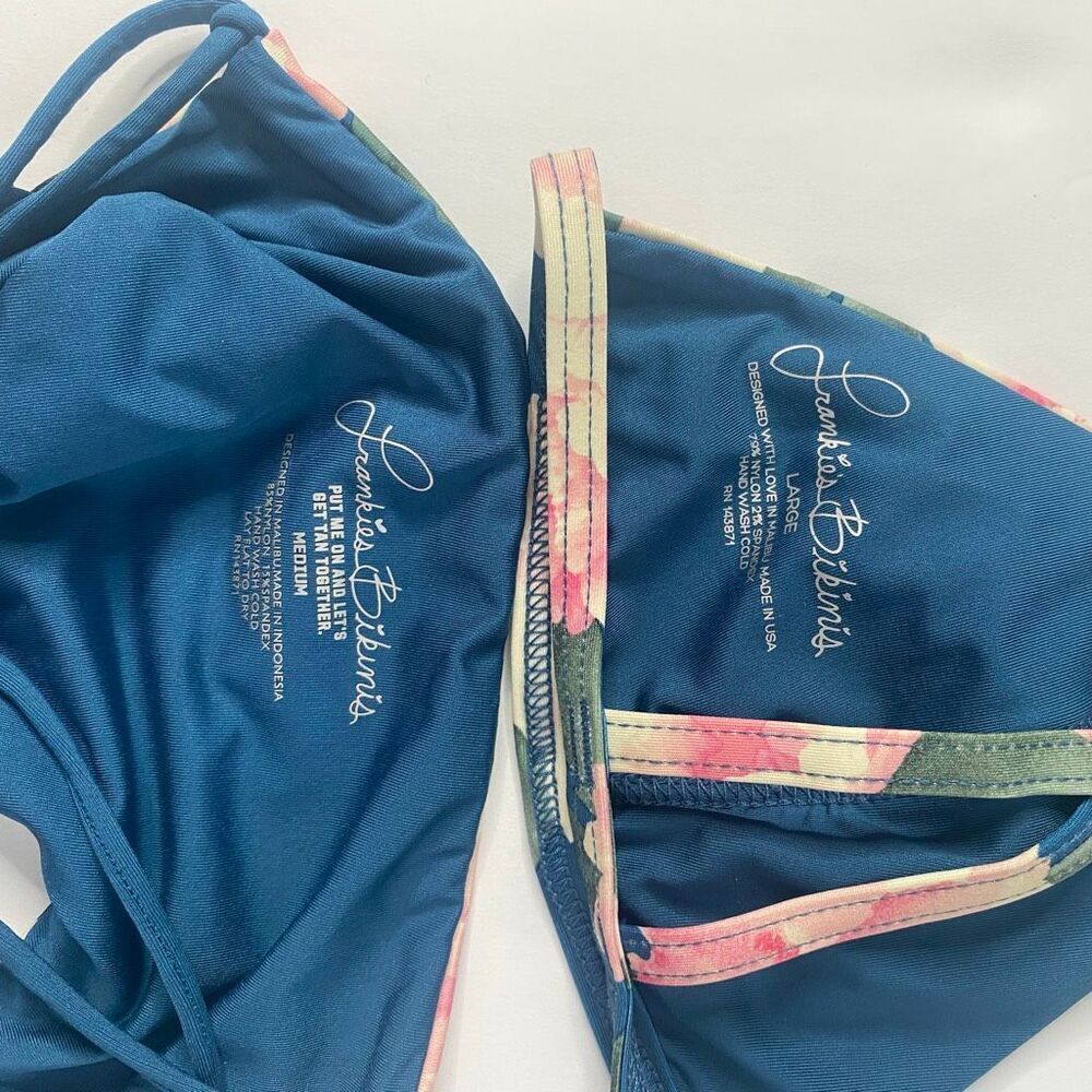Frankies Bikinis Valentina Top (NWT L) & Ayla Bottoms (M) - Picture 3 of 8